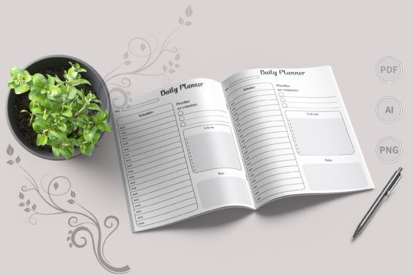Download Daily Planner Page Insert - Premium Bundle
